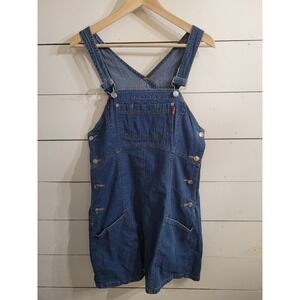 Vintage 90's Y2K ESPRIT Denim Overalls Skirt Bibs Women's Juniors M